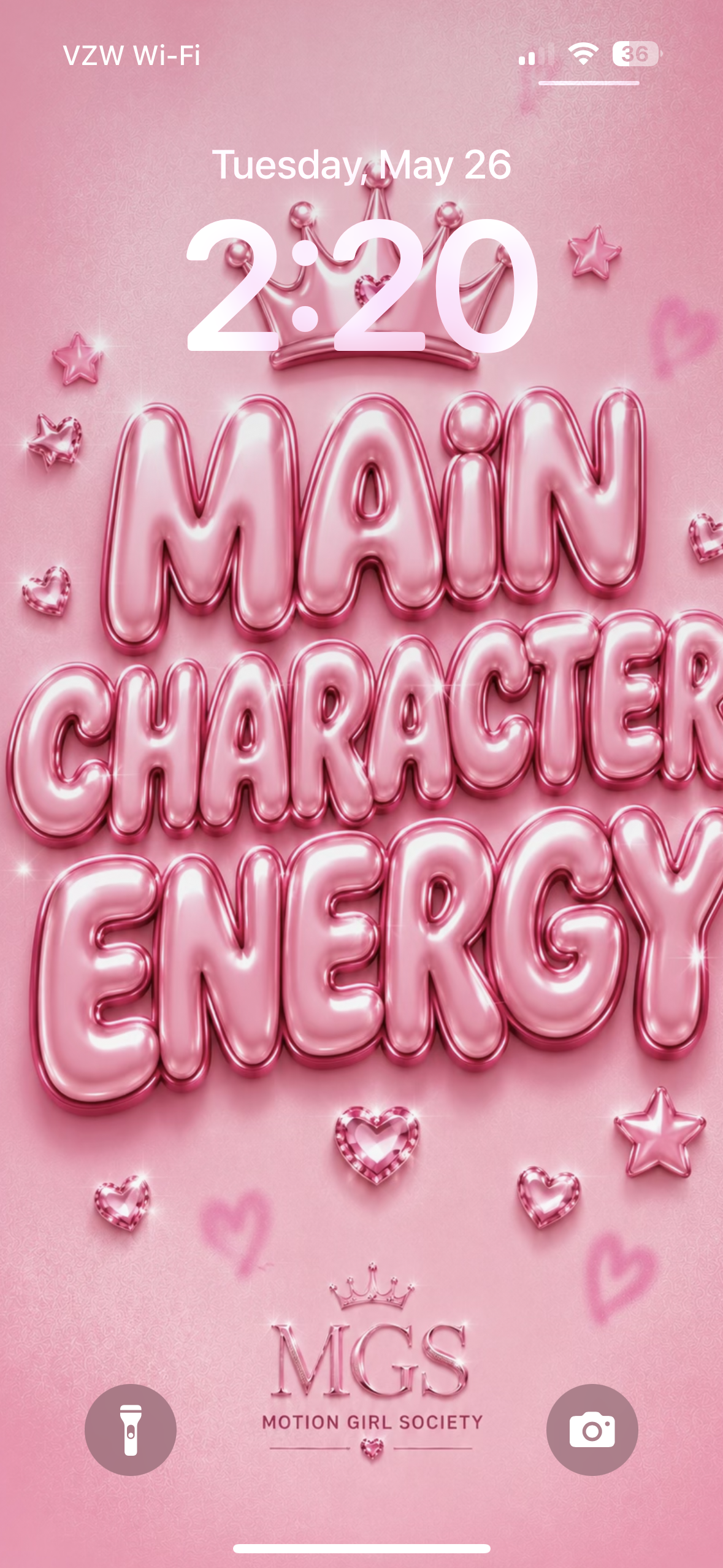 Main Character Energy Wallpaper